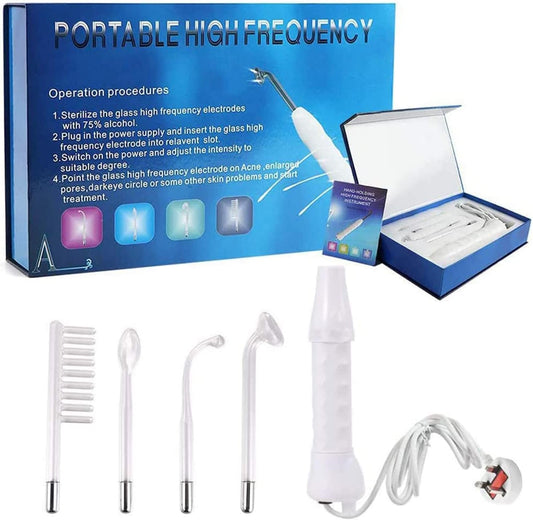 RadiancePro 4-in-1 High-Frequency & Red Light Facial Therapy Machine