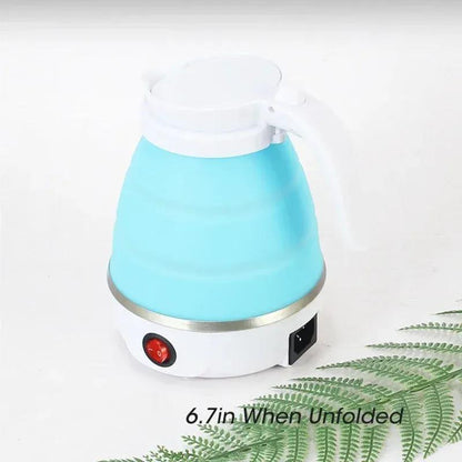 Foldable Travel Electric Kettle–Compact, Portable & Perfect for Quick Boiling Anywhere