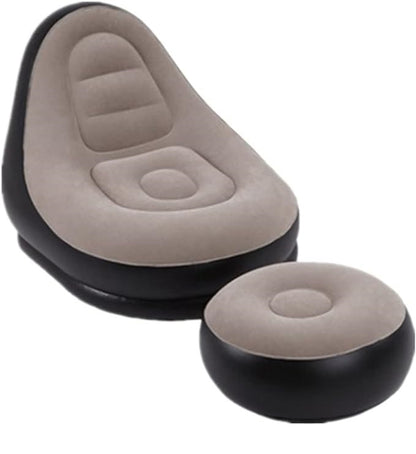 Stylish & Comfortable Inflatable Single Sofa –Air Couch Footrest