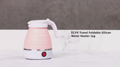 Foldable Travel Electric Kettle–Compact, Portable & Perfect for Quick Boiling Anywhere